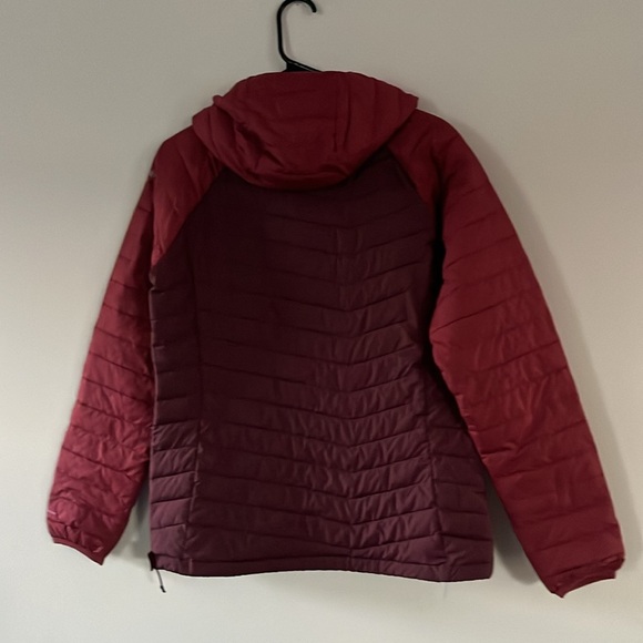 Columbia Powder Lite Omni-heat Insulated Anorak Malbec Thermal Jacket Sz M NWOT - Picture 3 of 16